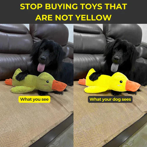 Calming Durable Duck Dog Toy, Heavy Chewing & Bite Resistant Toy For High Energy Dogs