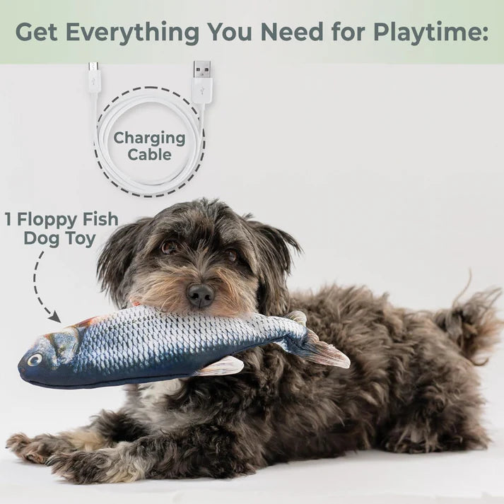 DancingFish Floppy Fish Dog Toy