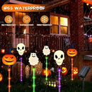 2025 Upgraded π»π 6-Packs LED Solar Halloween Ground Lights