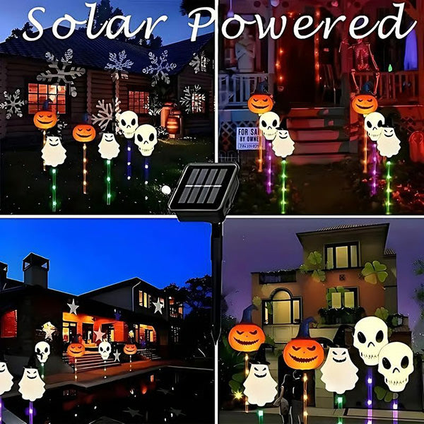 2025 Upgraded π»π 6-Packs LED Solar Halloween Ground Lights
