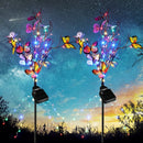 2 Packs Solar Outdoor Butterfly Lights