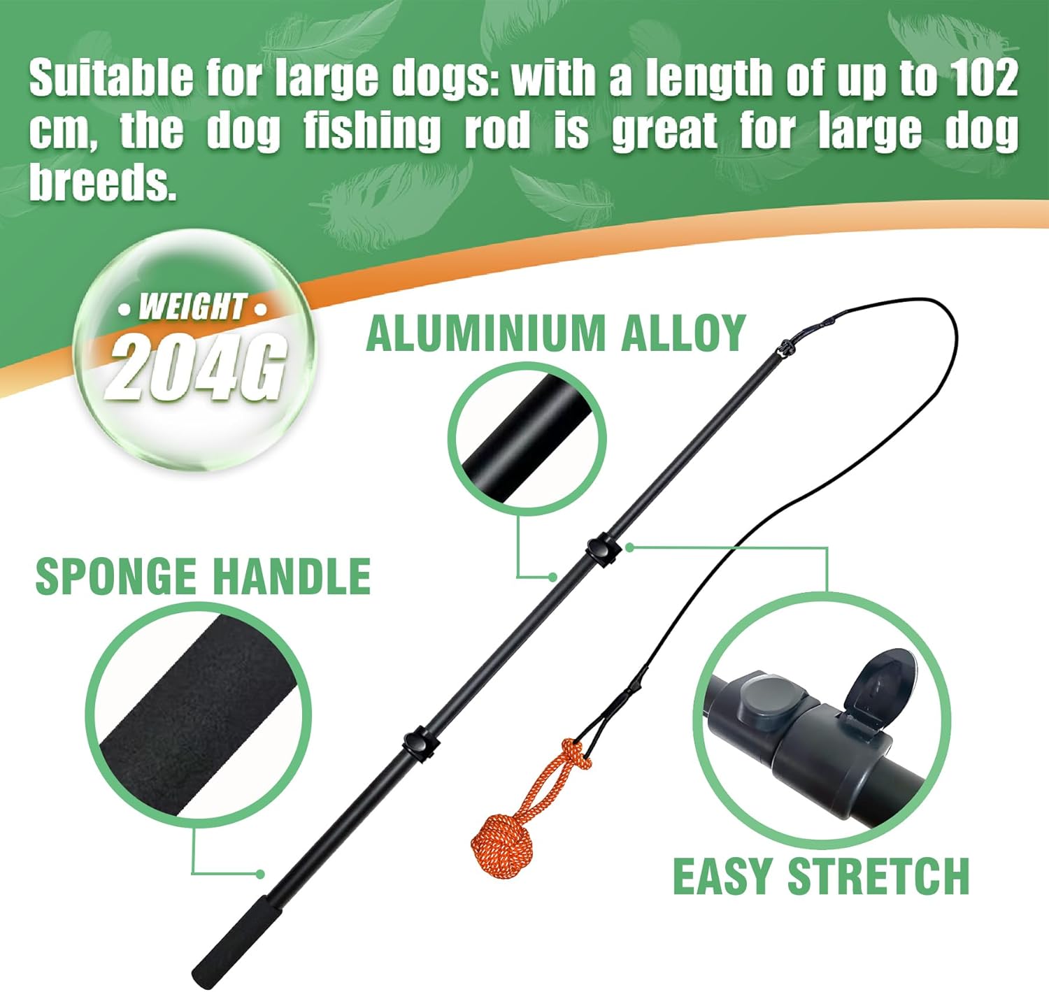 Interactive Flirt Pole Toy for Dogs