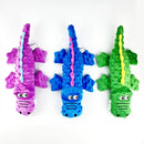 Squeaky crocodile plush for aggressive chewers ๐
