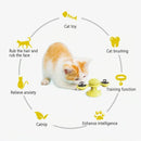Interactive Windmill Cat Toys with Catnip