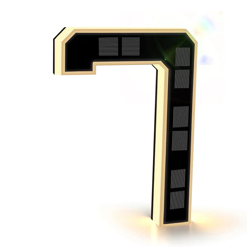 9 Inch Solar Lighted House Numbers for Outside