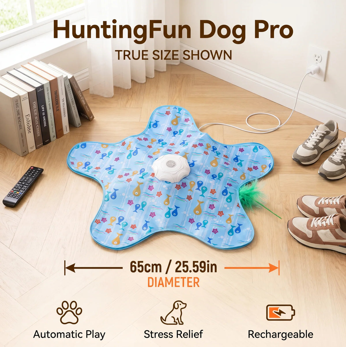 Automatic Hide and Seek Interactive Dog Toy