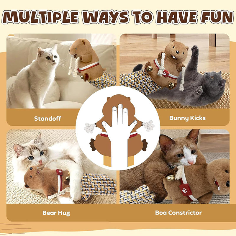 Cat Wrestling Glove Puppet Toy