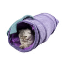 Cat Tunnel – Colorful Flower Design for Play and Relaxation