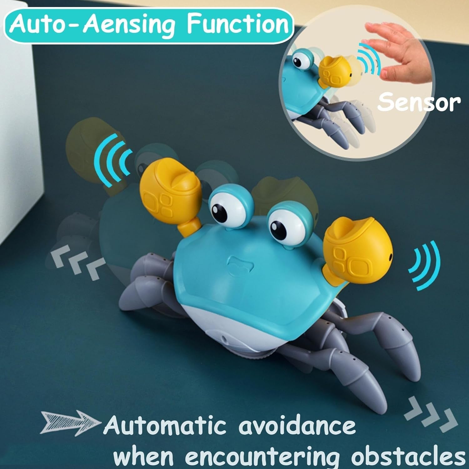 Crawling Crab Interactive Dog Toy