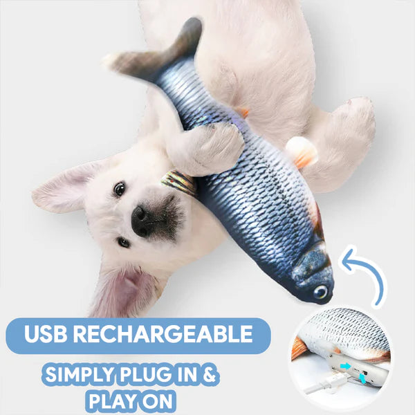 DancingFish Floppy Fish Dog Toy