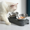 Anti-Vomiting Stainless Steel Cat Bowl