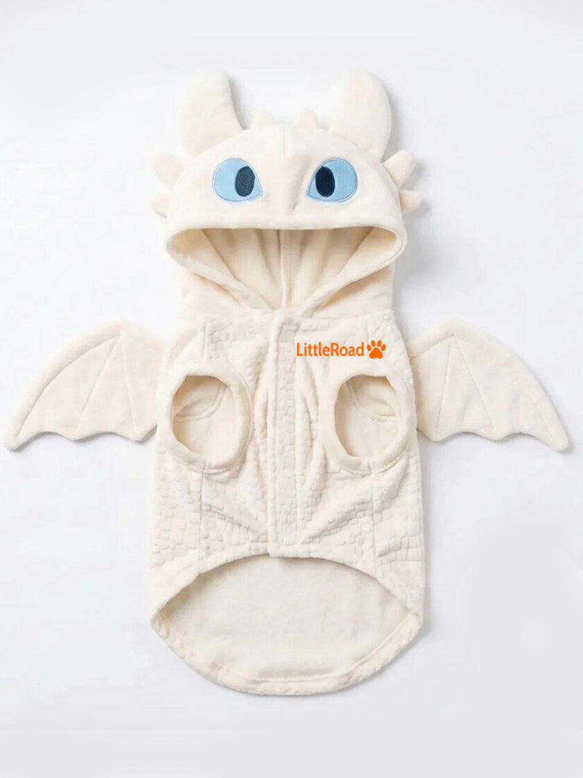Halloween Devil Dragon Pet Costume, Dog & Cat Fall Winter Outfit