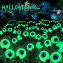 4-Packs Halloween Solar Scary Eyeball Lights