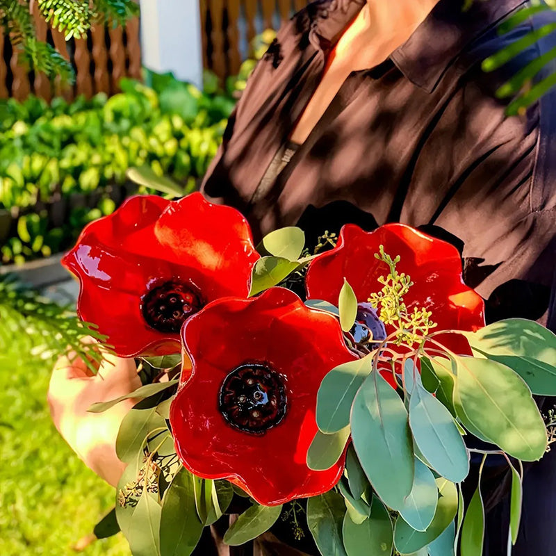 π¦ Handmade Metal Flower Garden Stake β Bird Bath & Outdoor Decor for Nature Lovers πΈ