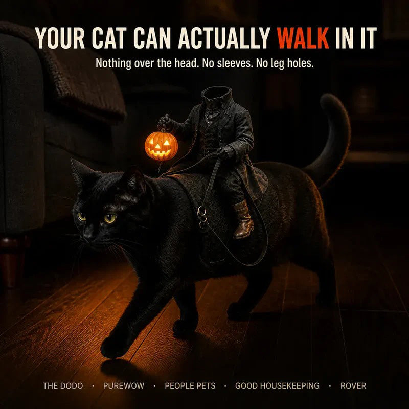 The Headless Rider Pet Halloween Costume