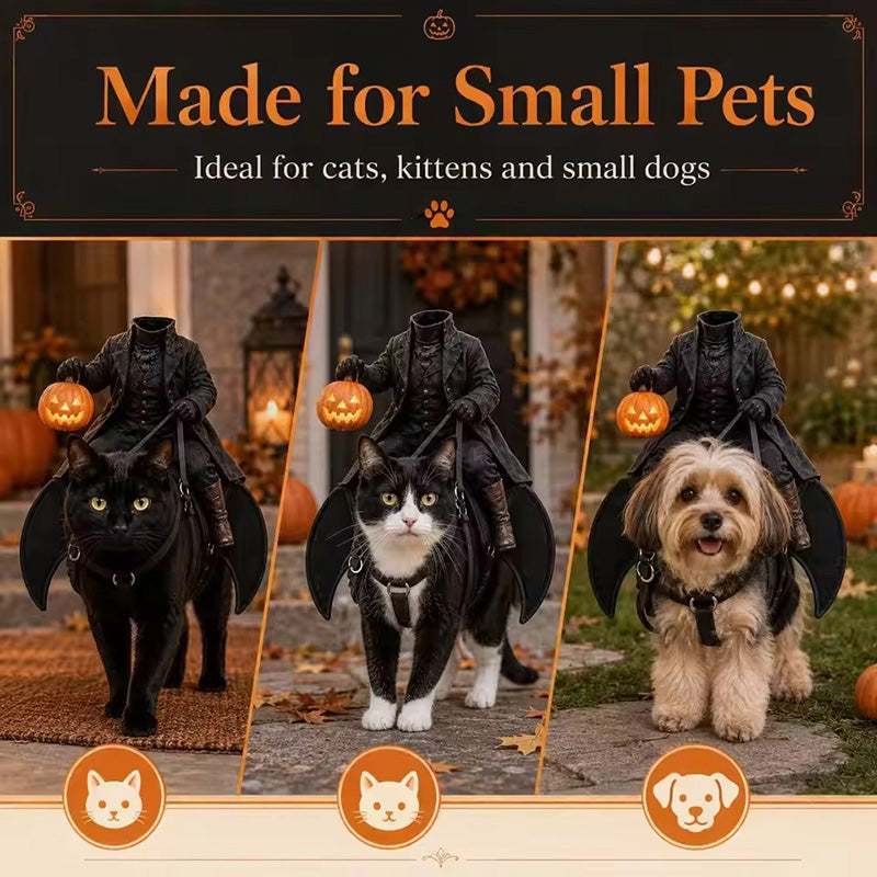 The Headless Rider Pet Halloween Costume