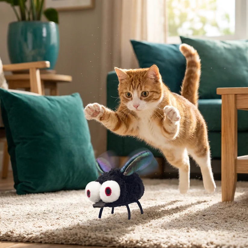 Flying Insect Toy For Cats – Exciting Hunting Fun For Everyday Play