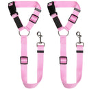 2 Pack Headrest Dog Car Seat Belt
