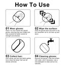 Electrostatic Gloves Pet Hair Removal