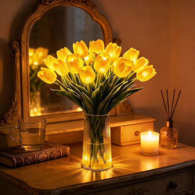 Radiant Romantic Tulip Light π· - Enchant Your Space Effortlessly