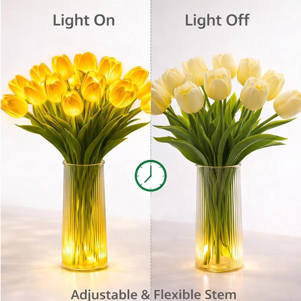 Radiant Romantic Tulip Light 🌷 - Enchant Your Space Effortlessly