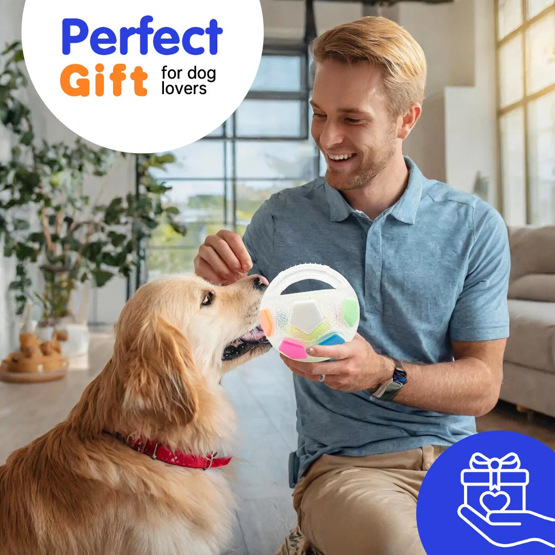The Mellow Dog Calming Ball with Handle