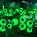 4-Packs Halloween Solar Scary Eyeball Lights