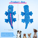 Squeaky crocodile plush for aggressive chewers ๐