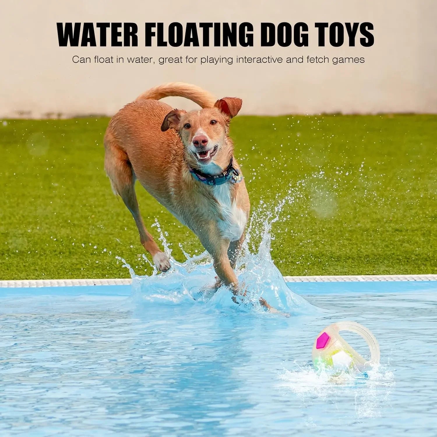 The Mellow Dog Calming Ball with Handle