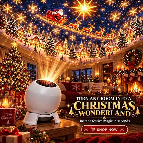 š
Turn Any Room Into a Christmas Wonderland ā Holiday Projection Night Light