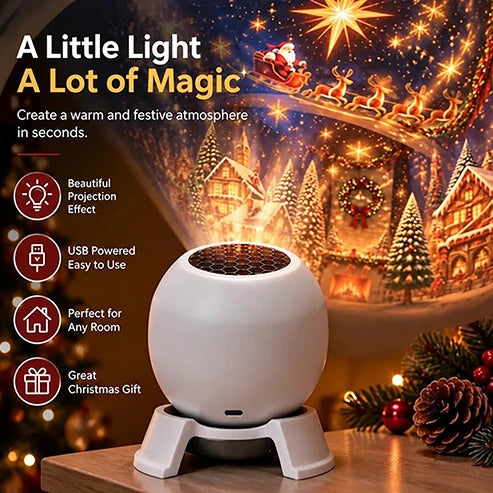 š
Turn Any Room Into a Christmas Wonderland ā Holiday Projection Night Light