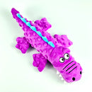 Squeaky crocodile plush for aggressive chewers ๐