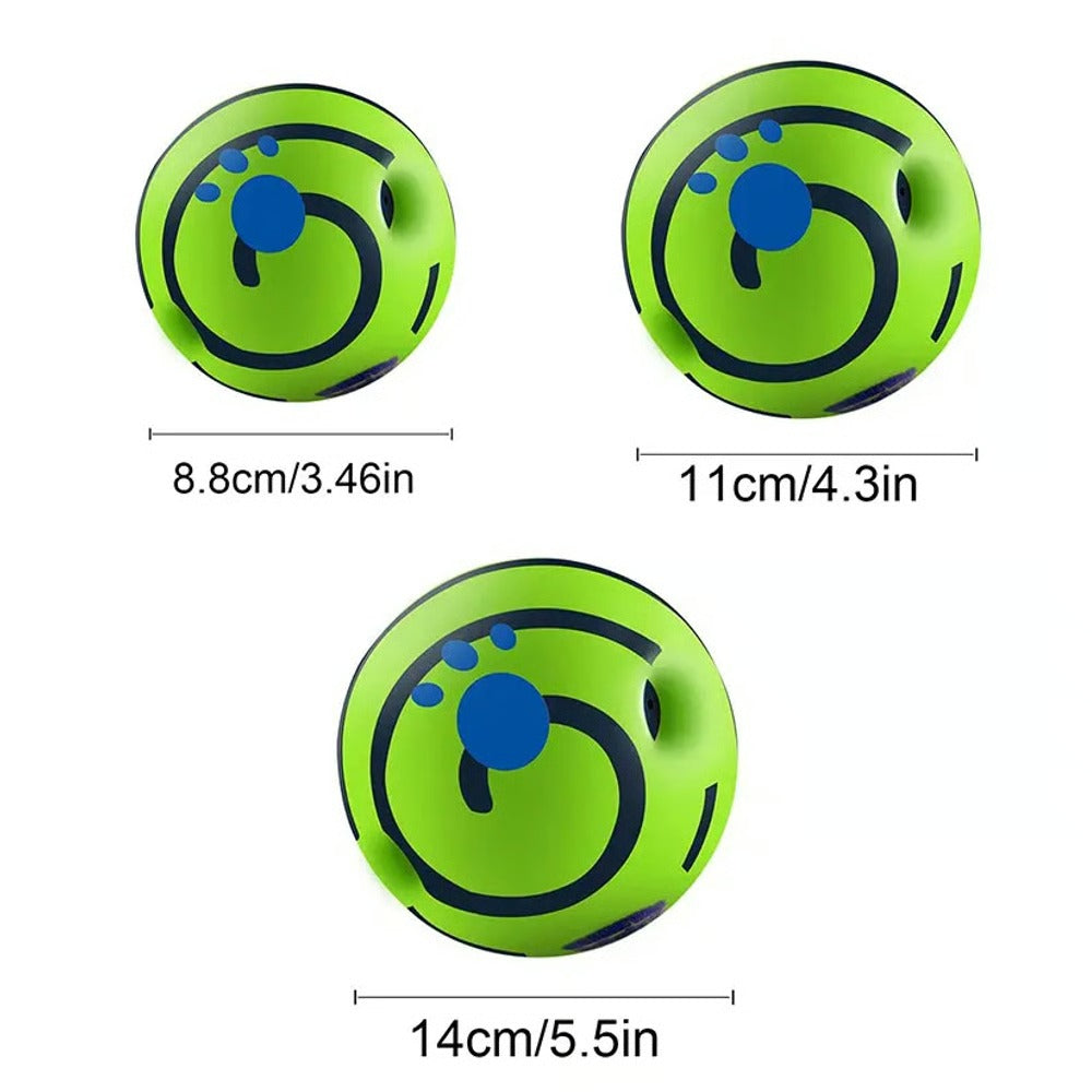 Wobble Giggle Ball Dog Toy