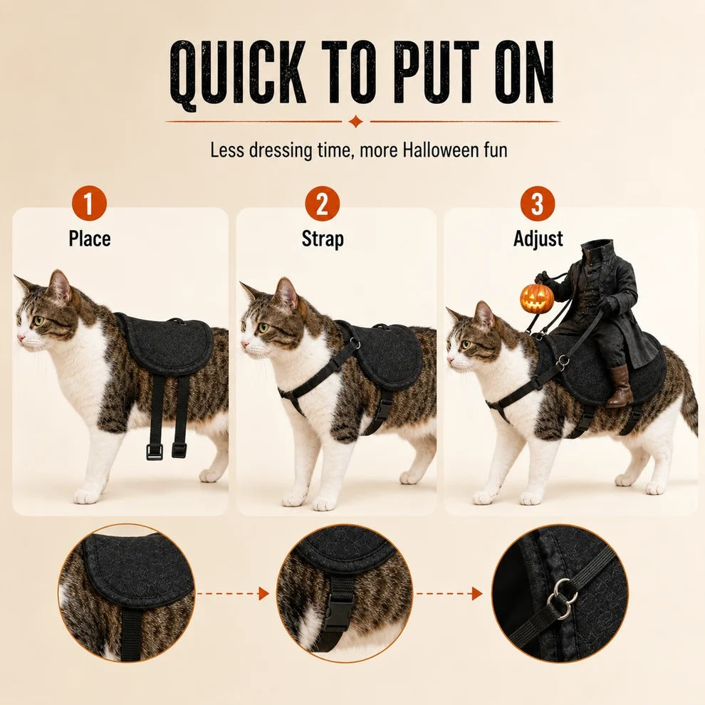 The Headless Rider Pet Halloween Costume ๐