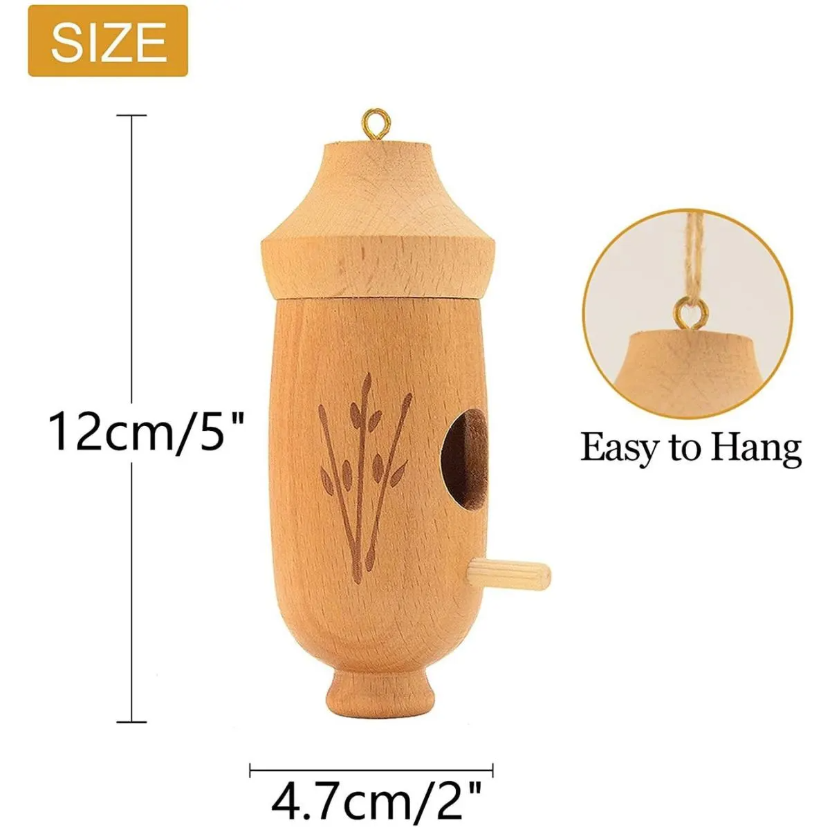 Wooden Hummingbird House - Gift for Natural Lovers