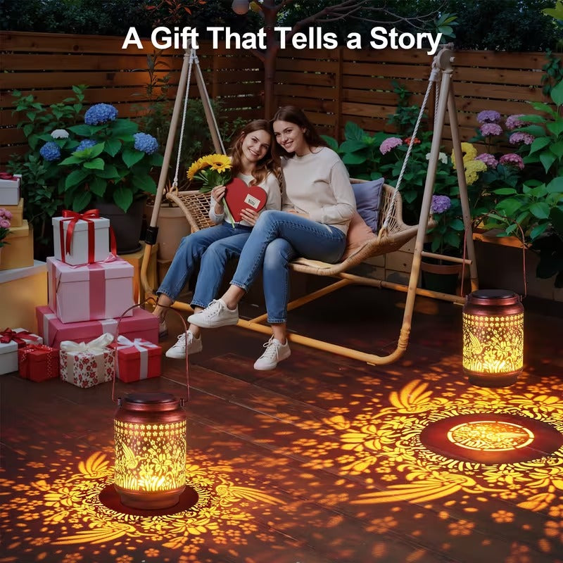Vibrant Hummingbird Solar Lantern - Light Up Your Garden Night & Day