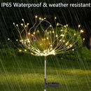 Solar Garden Firework Lights Outdoor Decoration