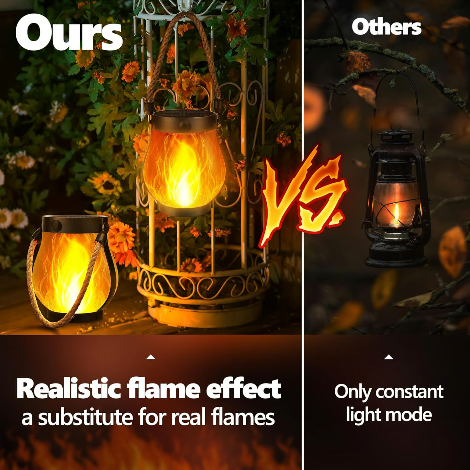 🔥🔥Dancing flame Solar Lantern Outdoor Lights🔥🔥