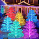 3 Pack Seven Colors Gradient Solar Christmas Tree Lights