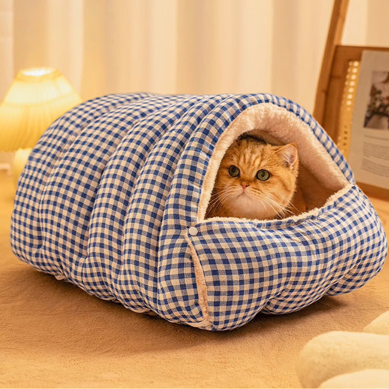 🐈2025 New Removable and Washable Winter Closed-Off Cat Bed 🐾