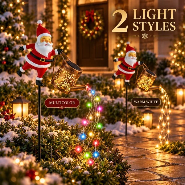 🎅Christmas Sale 49% OFF🎄Christmas Solar Santa Kettle Lights