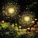 Solar Garden Firework Lights Outdoor Decoration