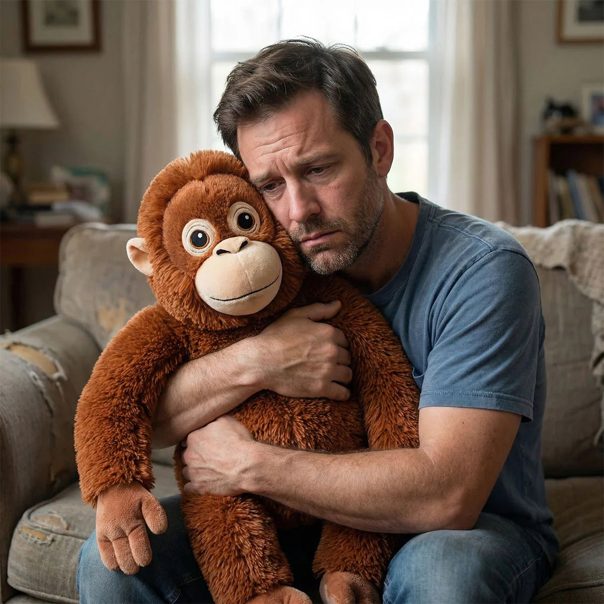 26" Punch The Monkey Stuffed Animal
