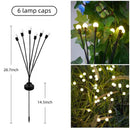 Solar Garden Lights - Starburst Swaying Light, Sway by Wind