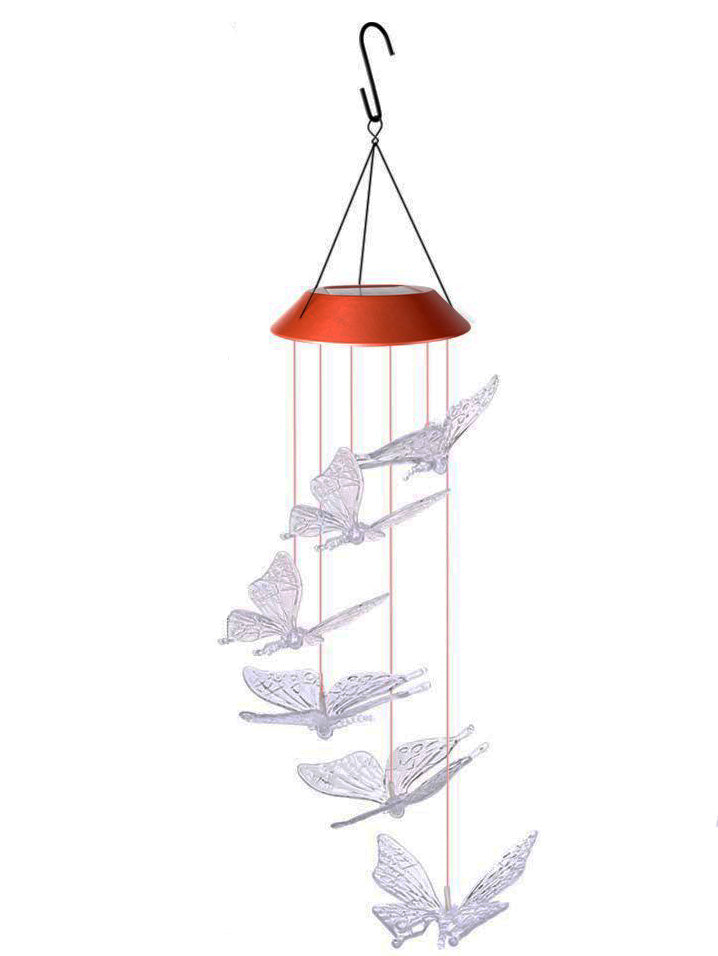 Solar-Powered Butterfly Lights