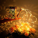The Enchanted Watering Can, Solar Glowing Watering Can Made with Fairy Light