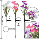 Solar Lily Garden Stake Lights