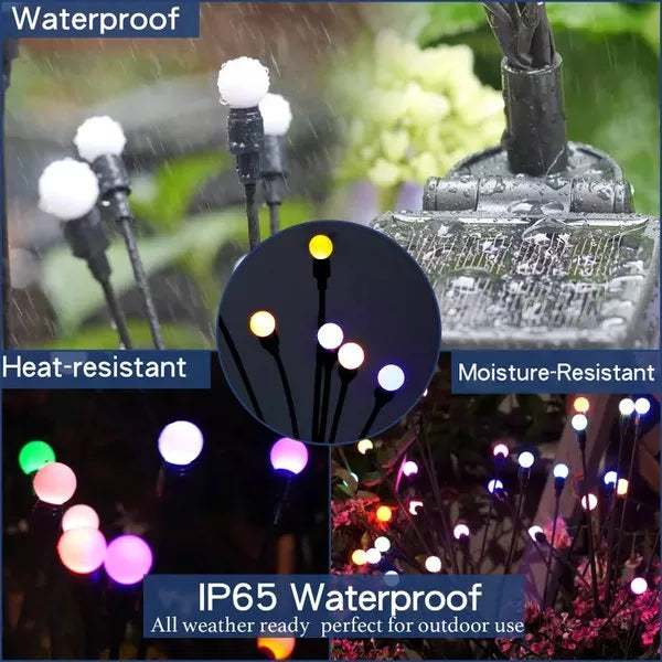 Solar Garden Lights - Starburst Swaying Light, Sway by Wind