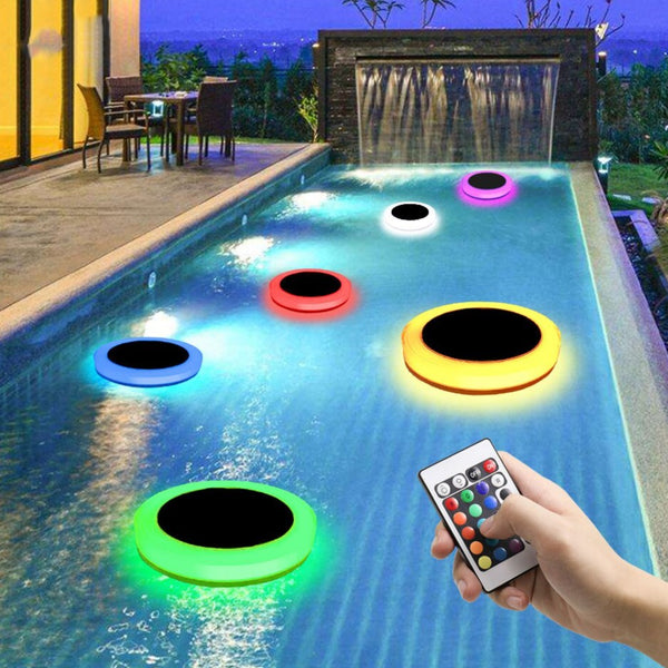 Solar Powered RGB Pool Floating Light