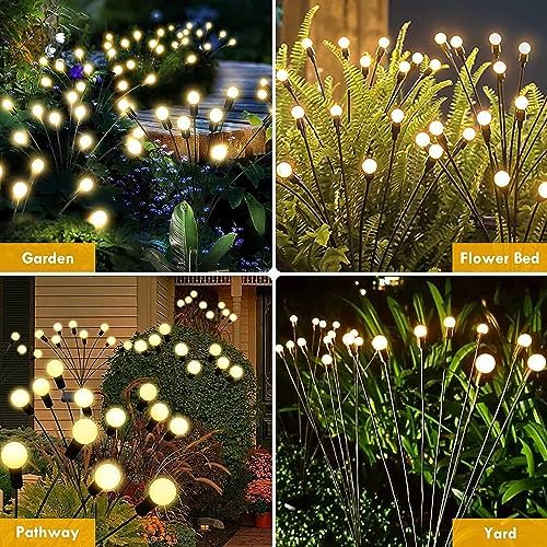 Solar Garden Lights - Starburst Swaying Light, Sway by Wind